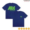 Alc Records Merch Store Nouveau Logo Pocket Tee Blue