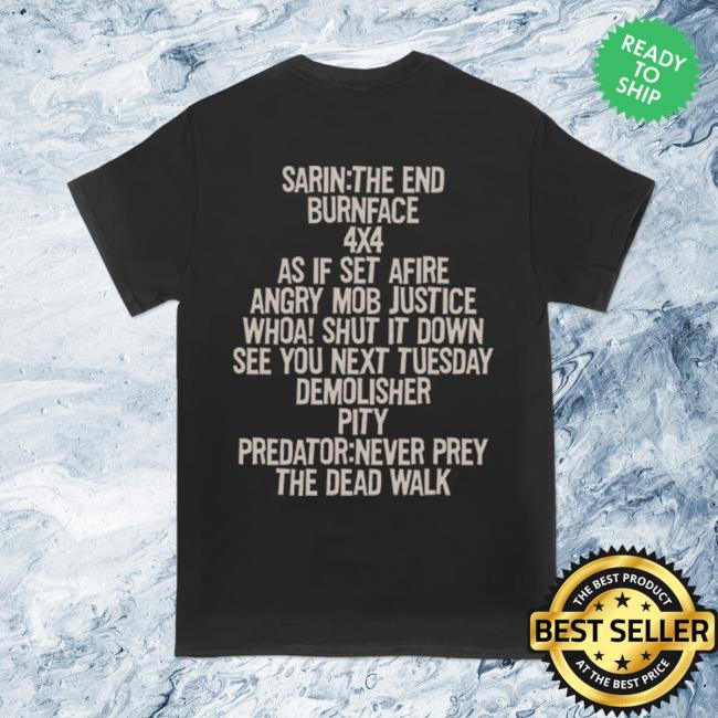 Allinmerch Store The Acacia Strain The Dead Walk Album Tee 4 Allinmerch Store The Acacia Strain The Dead Walk Album Tee