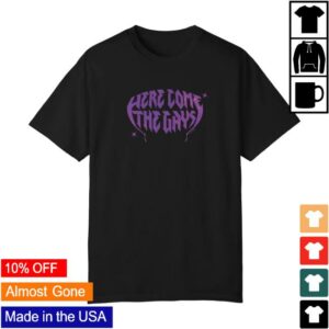 Amc Merch Store The Vampire Lestat Here Come The Gays Pride T-Shirt Purple