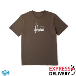 Aphex Twin Merch Store Drukqs Handwritten Tracklist T-Shirt Mocha