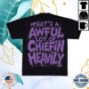 Awful Lot Of Cough Syrup Merch Alocs X Chiefin Heavily Rr T-Shirt Black