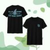 Bluegabe Merch Store Black Eat More Shark T-Shirt Adult