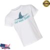 Bluegabe Merch Store White Eat More Shark T-Shirt