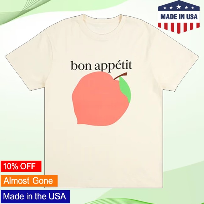 Bon Appetit Merch Store The Peach Tee 2 Bon Appetit Merch Store The Peach Tee