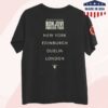 Bon Jovi Merch Shop Heart & Dagger Stained Glass Tour Black T-Shirt
