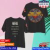 Bon Jovi Merch Shop Heart & Dagger Stained Glass Tour Black T-Shirt