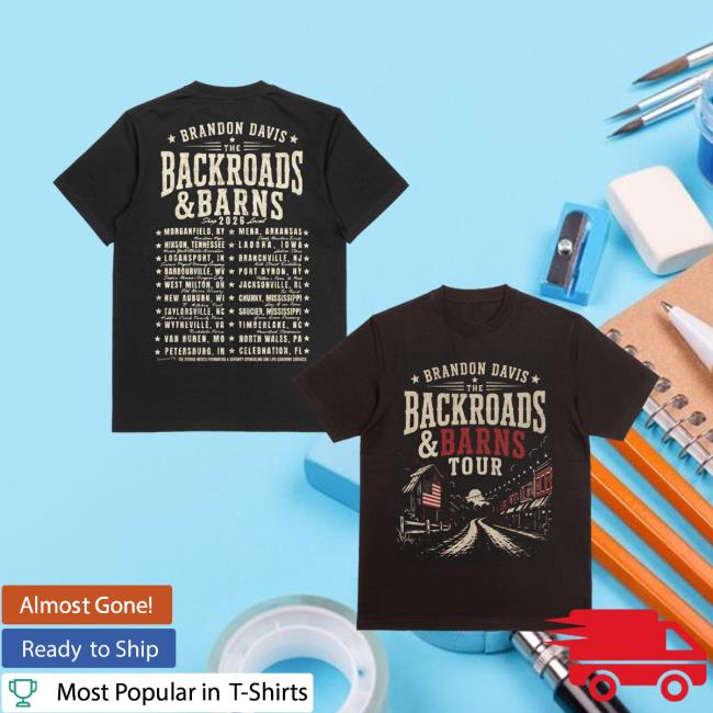Brandon Davis Merch Store Backroads And Barns Tour Tee 5 Brandon Davis Merch Store Backroads And Barns Tour Tee