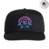 Catch Your Breath Merch Store Floral Logo Snapback Hat (Black)
