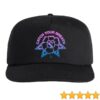 Catch Your Breath Store Merch Floral Logo Snapback Hat Black