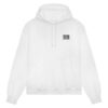 Dolly Noire Merch Store Minimal Hoodie White