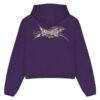 Dolly Noire Merch Store Shard Dolly Noire Boxy Hoodie Purple Reign
