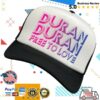 Duran Duran Merch Store Free To Love White Trucker
