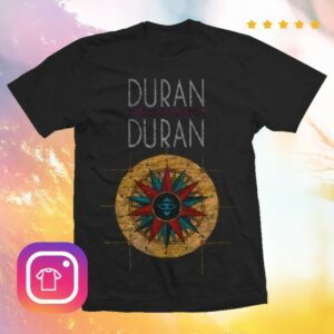 Duran Duran Merch Store Seven And The Ragged Tiger World Tour T - Black