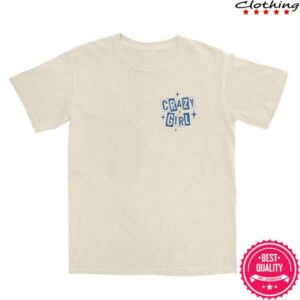 Eli Young Merch Store Crazy Girl Cartoon Natural Tee