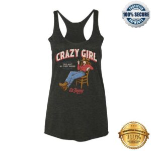 Eli Young Merch Store Crazy Girl Tank Top Vintage Black
