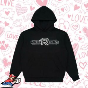 Fuerza Regida Merch Store Old Fuerza Hoodie Black