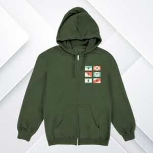 Guster Merch Store Oto Fish Zip Hoodie