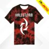 Halestorm Merch Store Dyed Logo T-Shirt (Crystal Red Black)