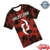 Halestorm Merch Store Dyed Logo T-Shirt (Crystal Red Black)