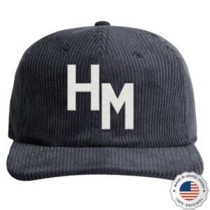 Hot Mulligan Merch Store Applique Blue Cord Hat