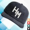 Hot Mulligan Merch Store Applique Blue Cord Hat 1 Hot Mulligan Merch Store Applique Blue Cord Hat
