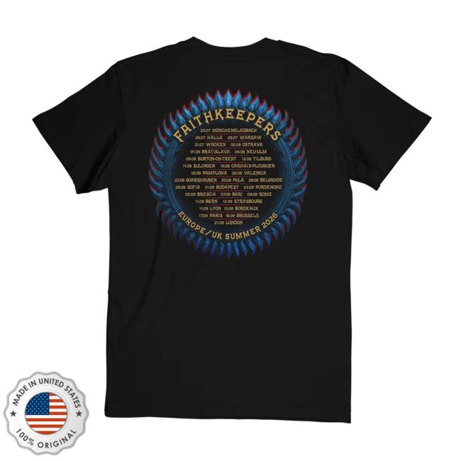 Judas Priest Merch Store Faithkeepers Gold Wings Itin Tee 4 Judas Priest Merch Store Faithkeepers Gold Wings Itin Tee