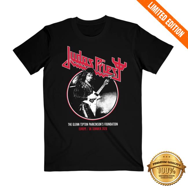 Judas Priest Merch Store Glenn Tipton Foundation 2026 Tee 2 Judas Priest Merch Store Glenn Tipton Foundation 2026 Tee