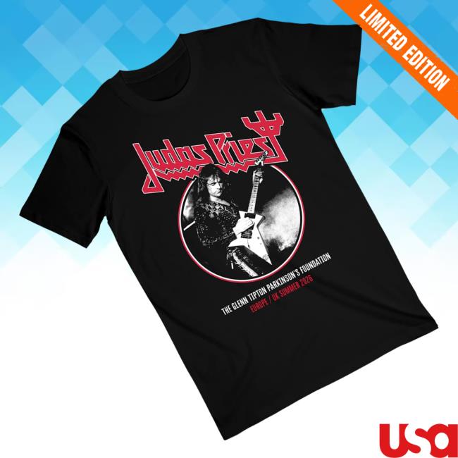 Judas Priest Merch Store Glenn Tipton Foundation 2026 Tee 3 Judas Priest Merch Store Glenn Tipton Foundation 2026 Tee
