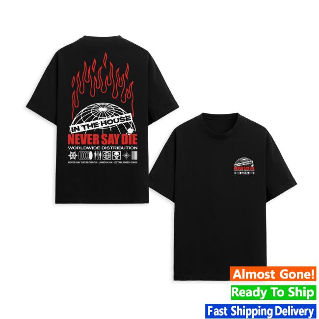 Kt8 Merch Store Never Say Die Meltdown Tee Black 5 Kt8 Merch Store Never Say Die Meltdown Tee Black