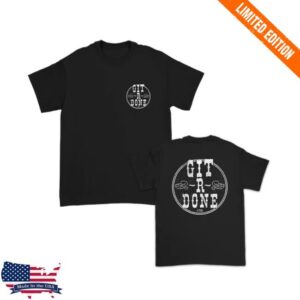 Larry The Cable Guy Merch Store Western Crest T-Shirt (Black)