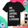 Lee Grasemann Merch Store Orr, Coffey, Lidstrom, Makar, & Levshunov T Shirt 7 Lee Grasemann Merch Store Orr, Coffey, Lidstrom, Makar, & Levshunov T Shirt