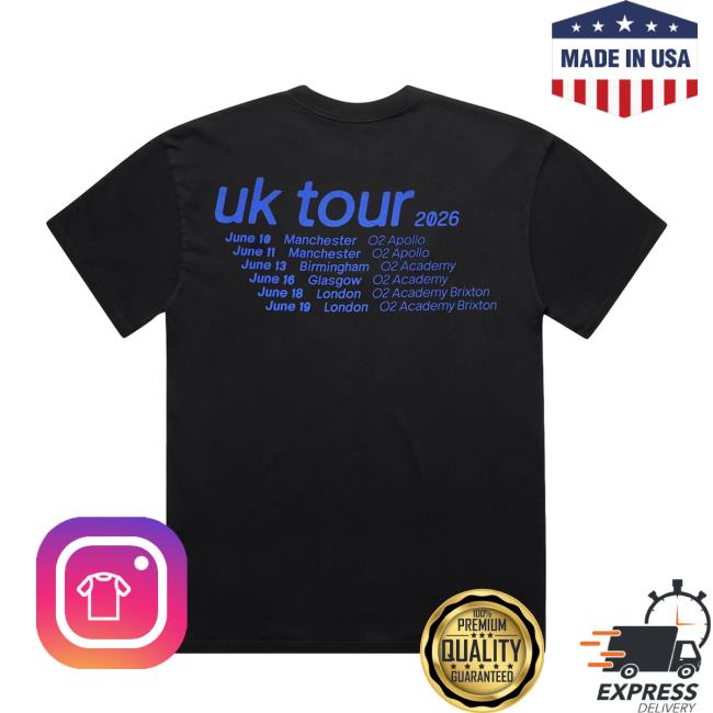 Lola Young Store Merch Lola Young Black 2026 Uk Tour T-Shirt 4 Lola Young Store Merch Lola Young Black 2026 Uk Tour T-Shirt
