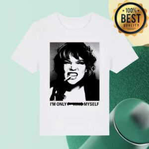 Lola Young Store Merch Lola Young I'm Only Fucking Myself White T-Shirt