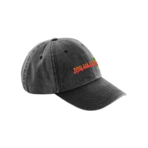 Machine Girl Merch Store Grey Psychowarrior Embroidered Hat