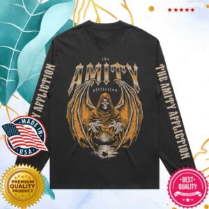Milestone Merch Store The Amity Affliction Swan Dive Black Long Sleeve