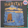 Natural Habitat Shorts Merch Store Wetlands Management Charcoal T-Shirt