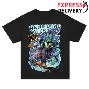 New Found Glory Store Merch Feel Alive T-Shirt (Black)