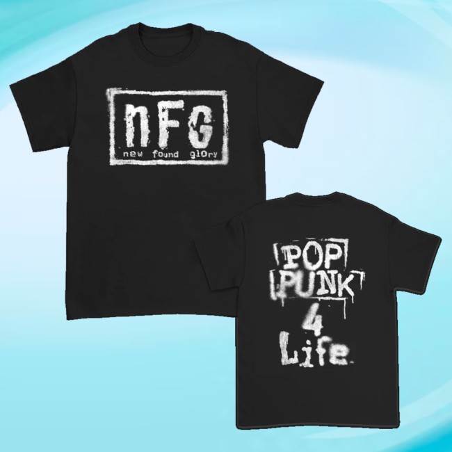 New Found Glory Store Merch Nfg Pp4l T-Shirt (Black) 2 New Found Glory Store Merch Nfg Pp4l T-Shirt (Black)