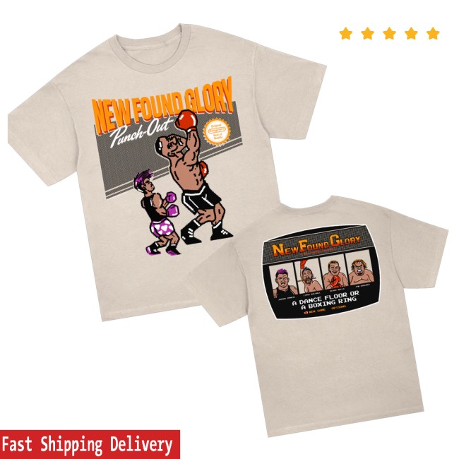 New Found Glory Store Merch Punch Out T-Shirt (Natural) 3 New Found Glory Store Merch Punch Out T-Shirt (Natural)