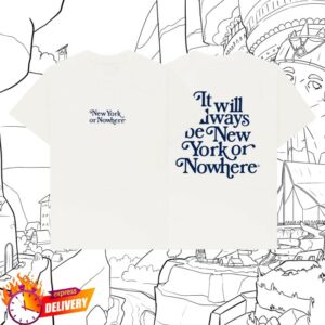New York Or Nowhere Merch Store Yankees Motto T-Shirt Ivory