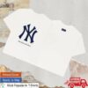 New York Or Nowhere Merch Store Yankees Pastime Oversized Crop T-Shirt Ivory