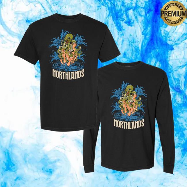 Northlands Music & Arts Festival Merch Store Long Sleeve Northlands Octopus T-Shirt Matt Trievel 2 Northlands Music & Arts Festival Merch Store Long Sleeve Northlands Octopus T-Shirt Matt Trievel