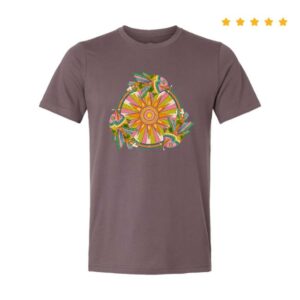 Northlands Music & Arts Festival Merch Store Mauve Circle Fish T-Shirt Ryan Besch