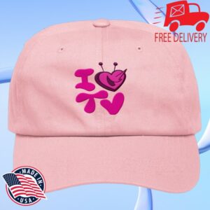 Paperboxmart Merch Store I Love Tv Pink Hat