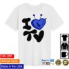 Paperboxmart Merch Store I Love Tv Shirt Black Blue