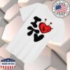 Paperboxmart Merch Store I Love Tv Shirt Red Black