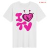 Paperboxmart Merch Store I Love Tv Shirt Tenna Shirt Pink