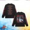 Queen Merch Store Queen Budapest 40Th Anniversary Black Longsleeve
