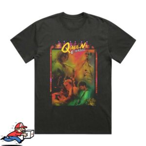 Queen Merch Store Queen Budapest 40Th Anniversary Photo T-Shirt