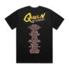 Queen Merch Store Queen Budapest 40Th Anniversary Tracklist T-Shirt